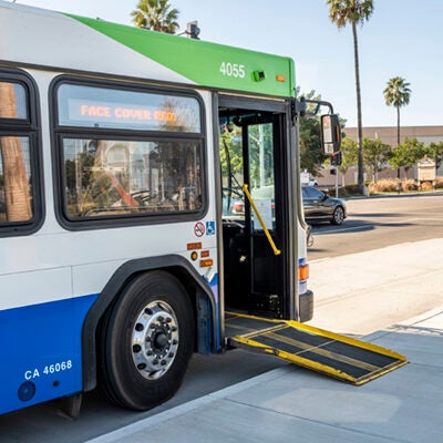 ramp on bus